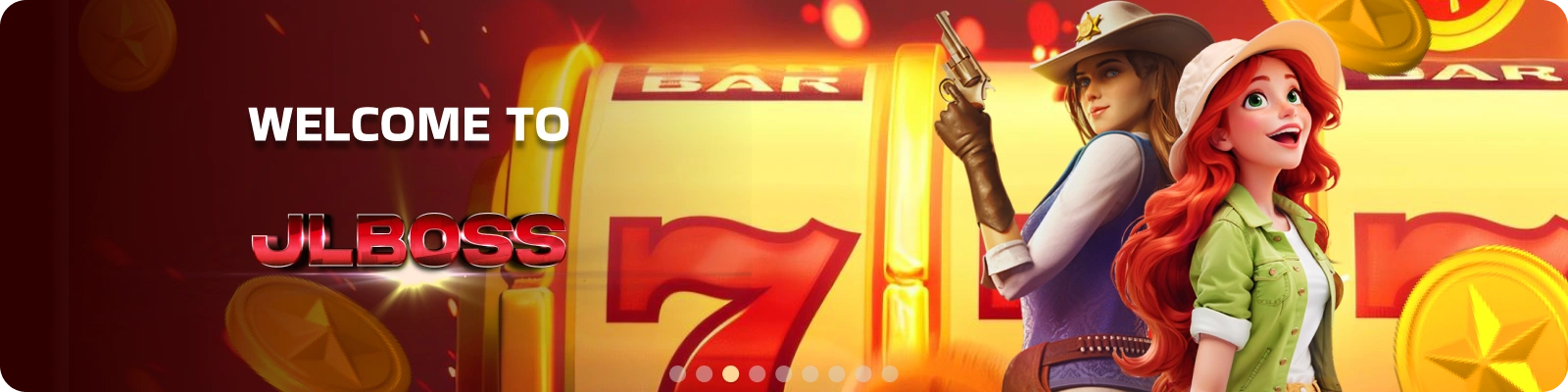 JLBOSS casino welcome bonus and featured games